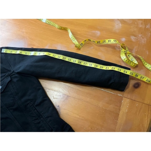 Levi’s Men’s Sherpa Trucker Jacket Black Duvall 16365‑0054 Size Small – Excellen - Picture 10 of 11